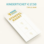 Kinderticket vrijdag 12 juni Food Festival 2026